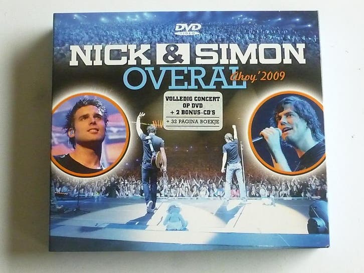 Nick & Simon - Overal Ahoy 2009 (DVD + 2 CDs), Cd's en Dvd's, Cd's | Nederlandstalig, Ophalen of Verzenden