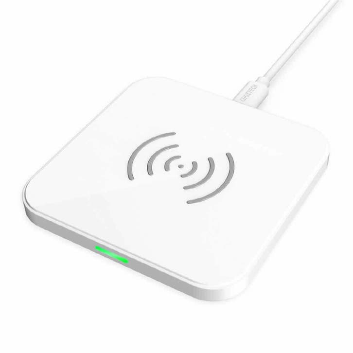 NIEUW: Draadloze oplader pad 10W - Wit - Wireless Charger, Telecommunicatie, Mobiele telefoons | Telefoon-opladers, Nieuw, Ophalen of Verzenden