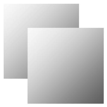 vidaXL Wandspiegels 2 st vierkant 40x40 cm glas, Verzenden, Nieuw