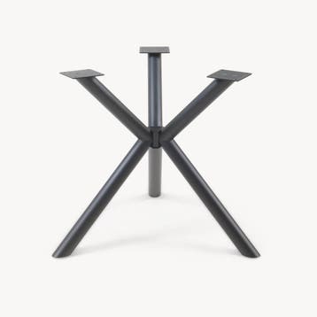 Tafelonderstel Viserinna spider poot 95x95x73 cm zwart [en.c, Huis en Inrichting, Verzenden, Nieuw