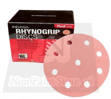 Indasa Rhynogrip RED Line klittenband discs 125mm met 8 + 1, Ophalen of Verzenden, Nieuw