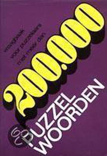 200000 Puzzelwoorden - Van de Zee, Verzenden, Gelezen