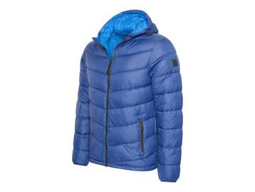 Veiling - Cappuccino Italia Hooded Puffer Jacket Navy - XL, Nieuw