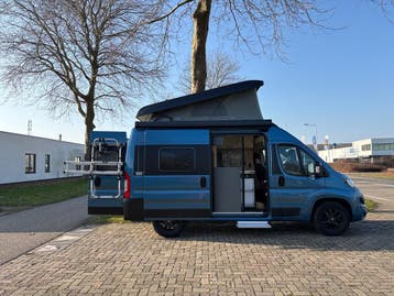 Hymer Free 540 buscamper ook met automaat weinig kms, Caravans en Kamperen, Campers, Automaat, Ringverwarming, Fiat, Diesel
