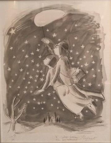 Raymond Peynet (1908-1999) - Amanti fra le stelle