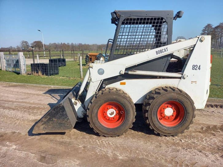 Veiling: Schranklader Bobcat 824 Diesel 40kW, Zakelijke goederen, Machines en Bouw | Kranen en Graafmachines, Wiellader of Shovel