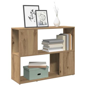 vidaXL Boekenkast/kamerscherm 80x24x63 cm artisanaal, Huis en Inrichting, Kasten | Boekenkasten, Verzenden, Nieuw, Overige houtsoorten