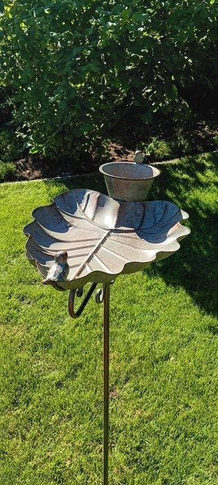 Mid-century modern Vogelbad - Smeedijzer -, Antiek en Kunst