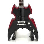 Miniatuur replica Silvertone gitaar - Paul Stanley- KISS, Ophalen of Verzenden, Nieuw, Pop, Beeldje of Miniatuur