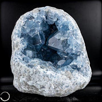 Celestine Druse – Hemel op Aarde in kristalvorm Geode-