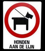 Kunststof aanduidingsbord honden aan de lijn, Verzenden