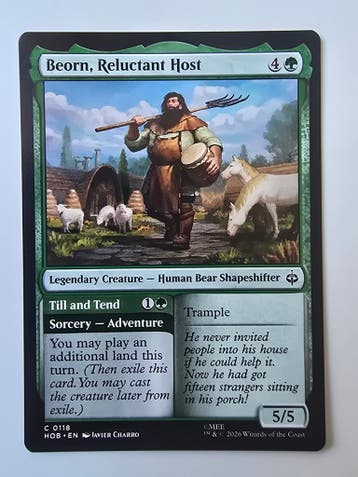 BEORN, RELUCTANT HOST (HOB) (C 0118) (MTG) (TRADING CARD), Verzenden, Gebruikt