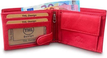 THL Design  Portemonnee Heren  Dames  Billfold Echt Leer, Overige merken, Verzenden, Nieuw, Leer