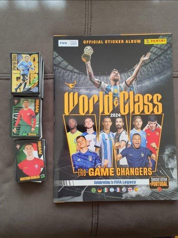 Panini Lionel Messi, Cristiano Ronaldo, Kylian Mbappé,, Nieuw
