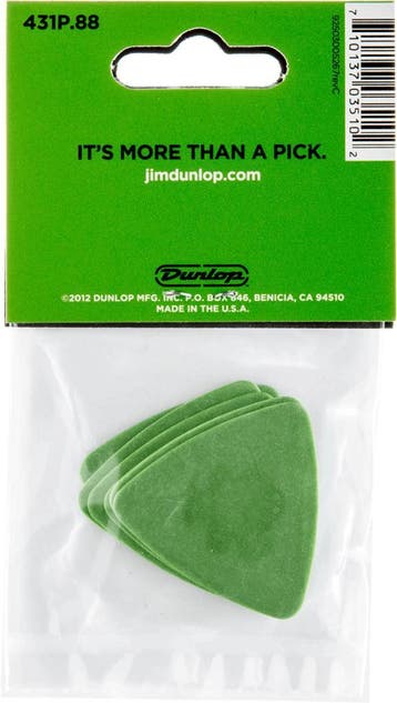Jim Dunlop 431P088 Tortex bas plectrum 0.88 mm 6-pack, Muziek en Instrumenten, Instrumenten | Toebehoren, Verzenden, Nieuw, Elektrische basgitaar