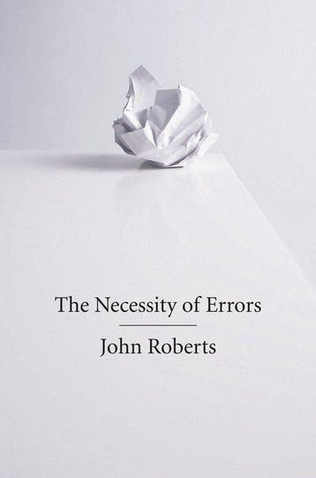 The Necessity of Errors - John Roberts - 9781844677399 - Pap, Boeken, Verzenden, Nieuw
