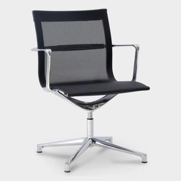 ICF Una Chair designstoel - Zwart, Ophalen of Verzenden, Nieuw