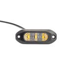 LED Flitser Oranje 12-24V | 3-LED, Auto-onderdelen, Verlichting, Ophalen of Verzenden, Nieuw
