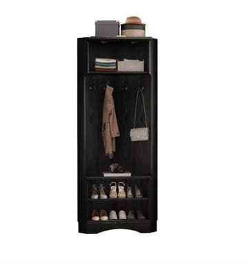 Moderne Garderobeset – Houten Halgarderobe 4 Haken 53×53×180, Huis en Inrichting, Kasten | Kledingkasten, Verzenden, Nieuw