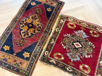 2 stuks vintage kazak - No reserve price - handgeknoopt -, Nieuw
