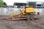 Veiling: Kettingfreesmachine Diesel op Aanhanger, Ophalen, Grondbewerking