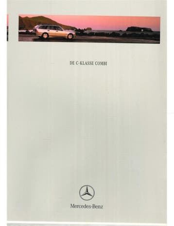 1997 MERCEDES BENZ C KLASSE COMBI BROCHURE NEDERLANDS, Nieuw, Author