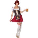 Bruine/rode bierfeest/oktoberfest jurkje verkleedkleding v.., Kleding | Dames, Ophalen of Verzenden, Nieuw