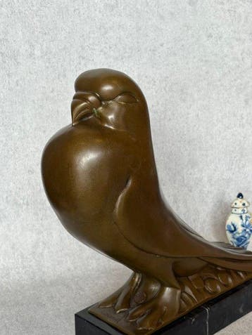 Beeld, Naar Coenrad : Exclusief Beeld, Duif - 29 cm - Brons,