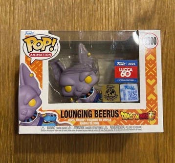 Funko - Funko Pop Funko Lounging Beerus n. 2500 - Italië