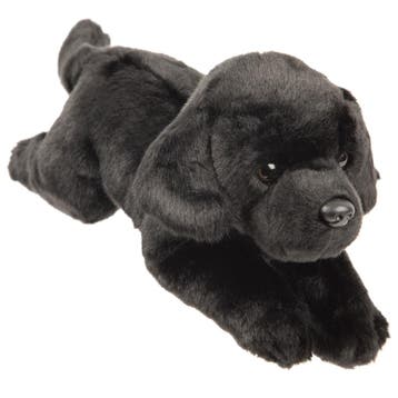 Zwarte labrador knuffel - pluche - 30 cm - hond, Verzenden, Nieuw