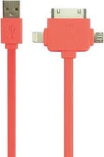 2dekans | 3-In-1 Usb 2.0-Laad-/Synchronisatiekabel, Ophalen of Verzenden, Zo goed als nieuw