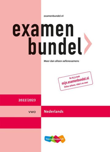 Examenbundel vwo Nederlands 2022/2023 9789006639827, Verzenden, Gelezen