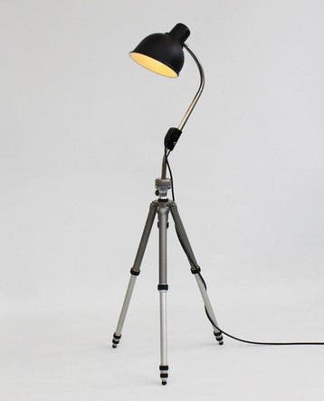 Helion Arnstadt / Gitzo - Statief vloerlamp - Statieflamp -