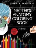 Netters Anatomy Coloring Book 9780323187985, Zo goed als nieuw