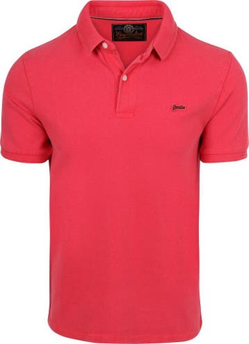 Superdry Polo Pique Classic Raspberry Roze maat XL Heren, Verzenden, Roze, Superdry, Maat 56/58 (XL)