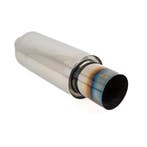 SK-Import Achter Universele Uitlaat Demper Burnt Tip 63mm, Auto-onderdelen, Ophalen of Verzenden, Nieuw