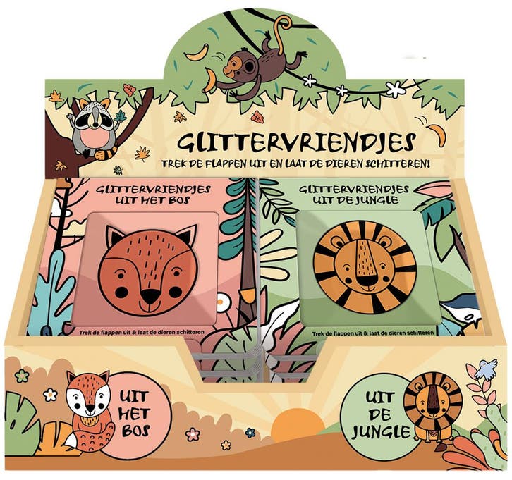 Display Glittervriendjes 2 X 6 Ex. |  | Nieuw, Boeken, Overige Boeken, Nieuw, Ophalen of Verzenden