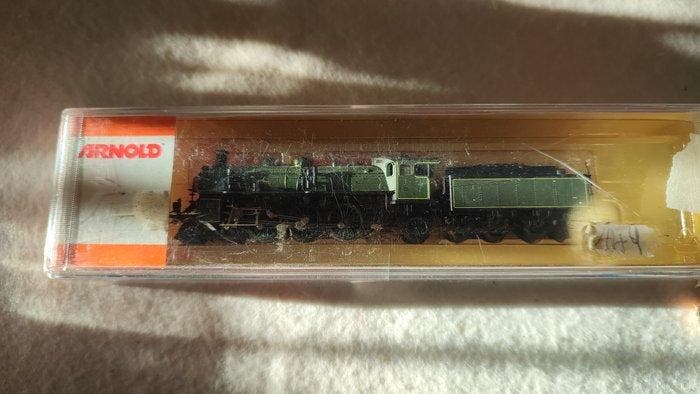 Arnold N - 2550 - Stoomlocomotief met tender (1) - NMBS, Hobby en Vrije tijd, Modeltreinen | N-Spoor