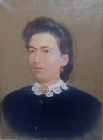 Luigi Ratini (1880-1934) - Ritratto di nobildonna, Antiek en Kunst, Kunst | Schilderijen | Klassiek
