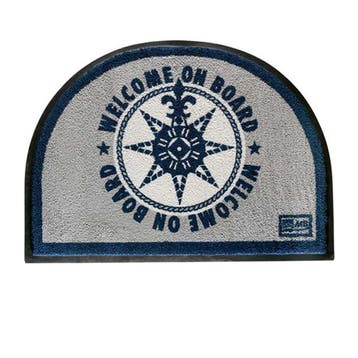 Entree Mat Welcome on Board Boog 70 x 50 cm, Watersport en Boten, Ophalen of Verzenden, Nieuw