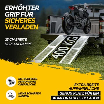 Oprijplaat Set van 2 max 400kg Antislip Inklapbaar, Auto diversen, Verzenden, Nieuw