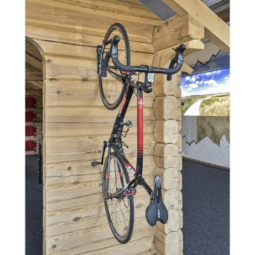 Fiets verticaal ophangen aan voorwiel – stalen wandhaak voor, Fietsen en Brommers, Ophalen of Verzenden, Nieuw