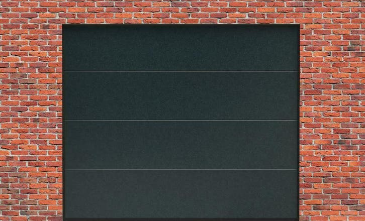 Sectionaal Garagedeur Antraciet/Wit 2500 x 2000 Voorraad, Doe-het-zelf en Verbouw, Deuren en Horren, Nieuw, Metaal, Garagedeur