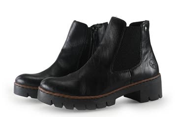 Rieker Chelsea boots in maat 39 Zwart, Verzenden, Zwart, Overige typen, Zo goed als nieuw