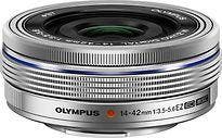 Olympus 14-42 mm F3.5-5.6 ED EZ 37 mm filter (geschikt voor, Verzenden, Zo goed als nieuw, Macrolens