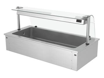 GGM Gastro | Inbouw ijsbak - 1785mm - 5x GN 1/1 - 200L - met, Verzenden, Nieuw in verpakking