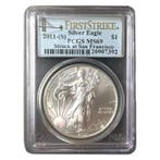 Verenigde Staten. 1 Dollar 2011 1 oz $1 USD American Silver