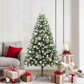 vidaXL Kunstmatige Scharnierende Kerstboom met Bedekte, Verzenden, Nieuw