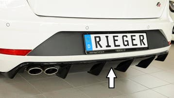 Rieger diffuser | Leon FR (5F) 2017-2020 (vanaf Facelift) -, Auto-onderdelen, Verzenden, Nieuw, Seat