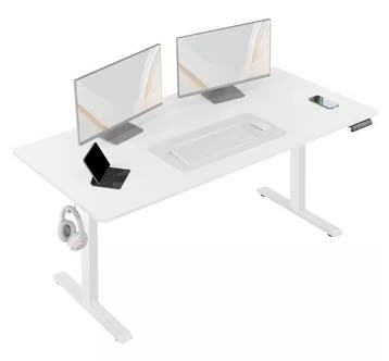 Elektrisch zit-sta bureau met geheugenfunctie en USB, Verzenden, Nieuw